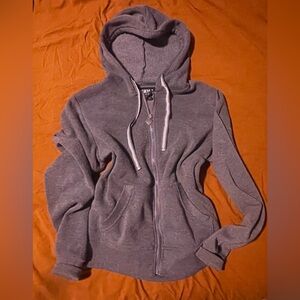 Thrill Charcoal Zip-Up Hoodie